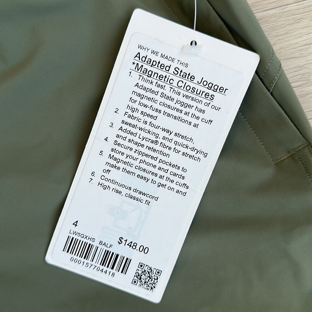 Lululemon Adapted State High-Rise Jogger
Magnetic Closures - Picture 7 of 10